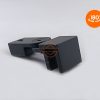 Αντιρίδα Πάνελ ντουζιέρας Μαύρη Ματ 55cm - Image 2