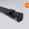 Αντιρίδα Πάνελ ντουζιέρας Μαύρη Ματ 55cm - Image 4