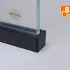 Προφίλ Πι Αλουμινίου Ντουζιέρας με Λάστιχα Μαύρο ματ - 2,3m - Image 2